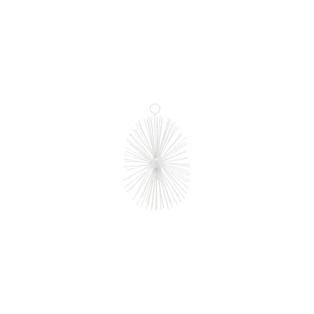 Juletræsdekoration Dary Hvid /Silver