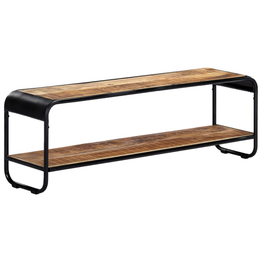 vidaXL tv-skab 120 x 30 x 40 cm massivt ru mangotræ