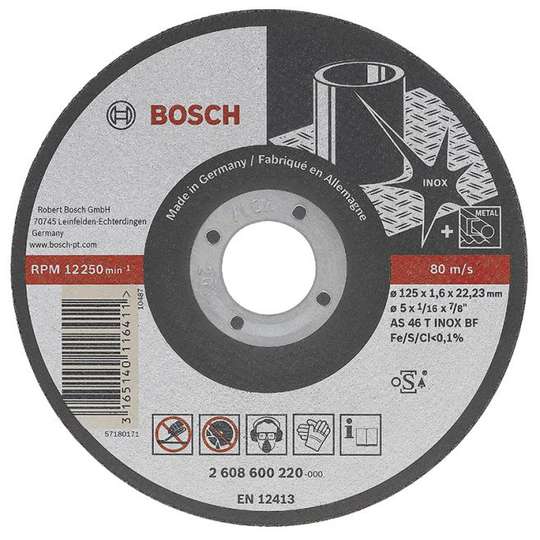 Bosch Skæreskive Inox 115x1mm Rapido Longlife - 2608602220