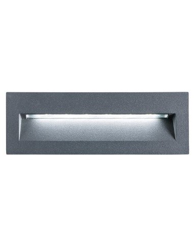 IGOR Væglampe til indbygning B22,6 cm 1 x 6W SMD LED - Mat mørkegrå