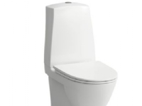 Laufen PRO N toilet Back To Wall med P-lås til limmontering - Laufen Clean Coat glasur samt åben skyllekant/Rimless