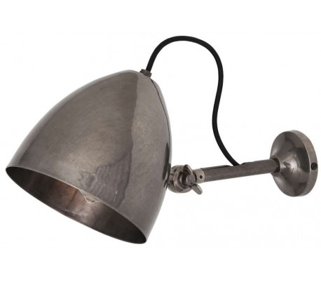 Quito Væglampe H17 - 22 cm 1 x E27 - Antik sølv
