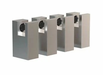 Frost Quadra Spejlholder 14 mm, Rustfrit stål - 4 stk.