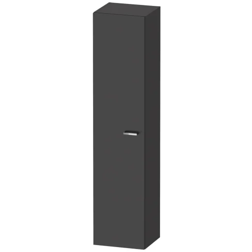 Duravit XBase højskab, 176 cm, venstre, mat grafit