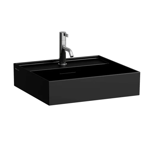 Kartell Laufen håndvask, 50x46 cm, mat sort