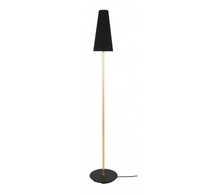 Rhyl Gulvlampe H157 cm 1 x E27 - Sort/Messing