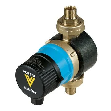 Vortex 155 BWO-MT Cirkulationspumpe m/Unioner & termostat (Til brugsvand)