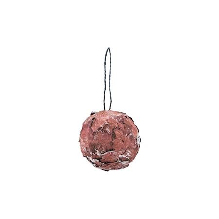 Julekugle Rind Glitter Small