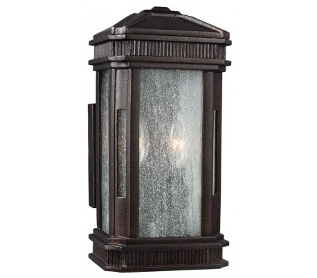 Federal Væglampe H35,9 cm 2 x E14 - Rustik bronze