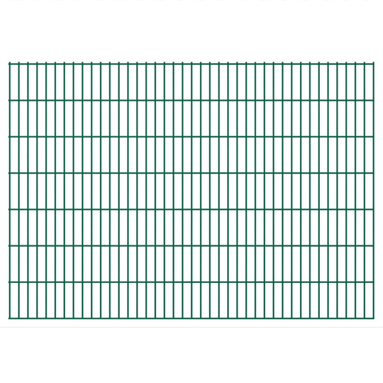 vidaXL havehegnspaneler 2D 2,008x1,43 m 26 m (total længde) grøn