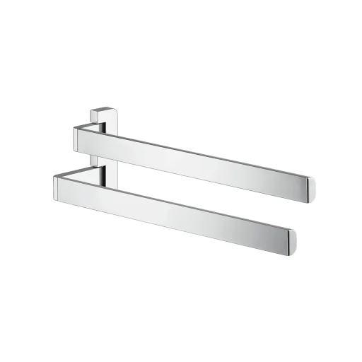 Axor Universal Softsquare dobbelt håndklædeholder, krom