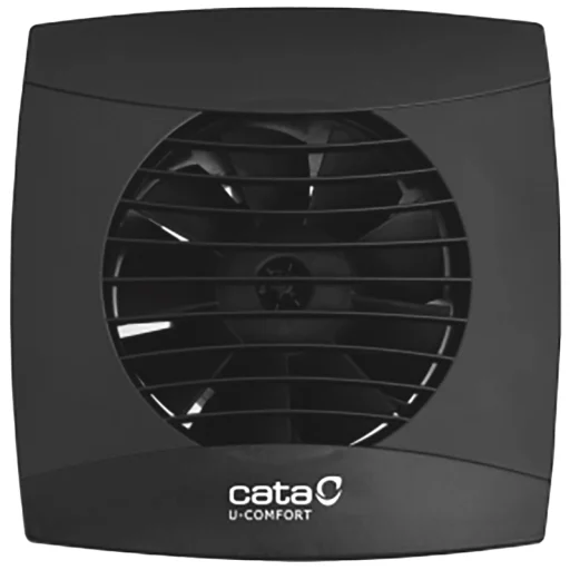 Cata UC-10 ventilator, hygrostat, Ø100 mm, sort