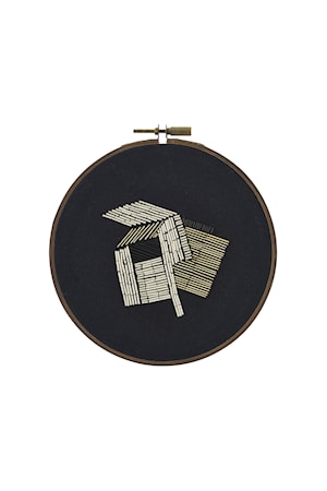 Vægdekoration Ø 25 cm - Beige