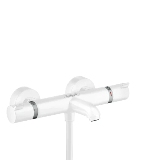 Hansgrohe Ecostat Comfort kar-/brusebatteri, mat hvid