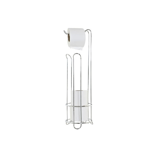 Toiletpapirholder DKD Home Decor Sølv Metal Chromsalt (16 x 15 x 16 cm)