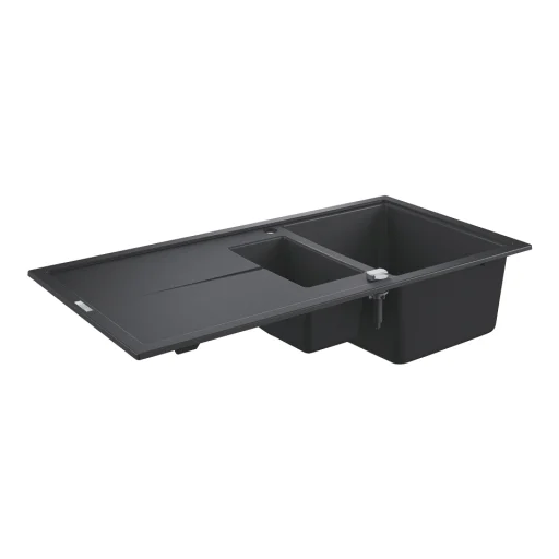 Grohe K400 kompositvask, 1,5 kumme, 100x50 cm, sort granit
