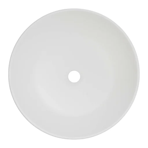 Lavabo Solid Surface håndvask, Ø45 cm, hvid