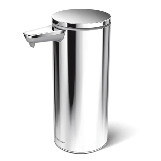 Simplehuman sensor dispenser, genopladelig, poleret stål