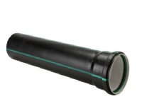 Quiet afløbsrør ø40mm - 40x2000mm lyddæmpende afløbsrør med 1 muffe