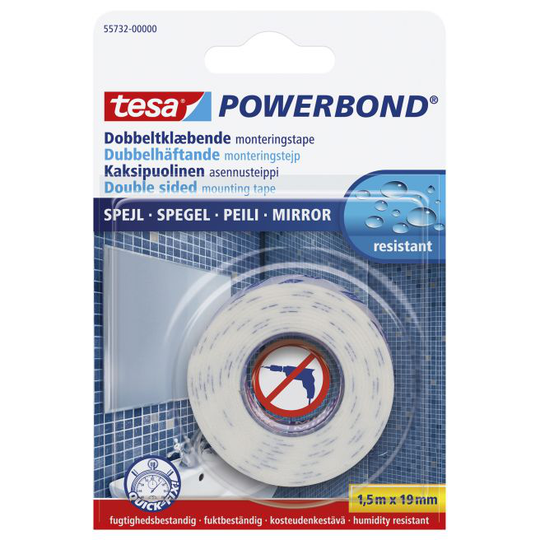 Tesa Spejltape 1,5mx19mm 55732