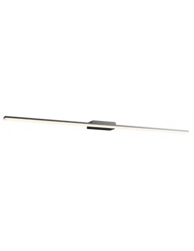 BARRIO Badeværelseslampe i metal og akryl B120 cm 1 x 34,3W SMD LED - Mat sort