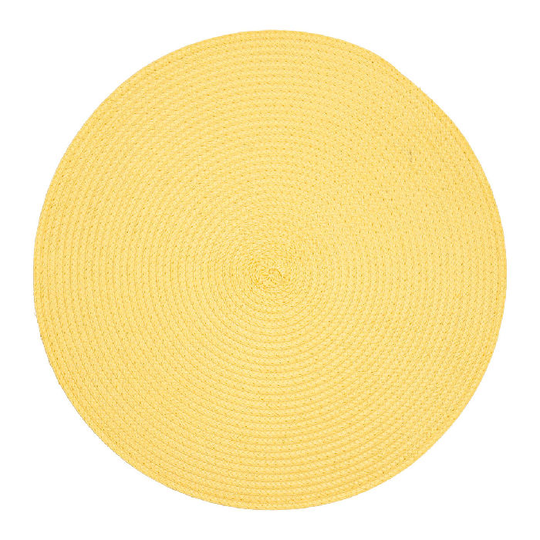 Dækkeservietter Quid Vita Gul Plastik (38 cm) (Pack 12x)