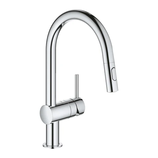 Grohe Minta køkkenarmatur m/C-tud & udtræk, krom