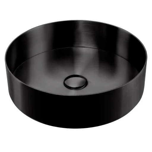 Prisma Round håndvask, Ø40 cm, antracit