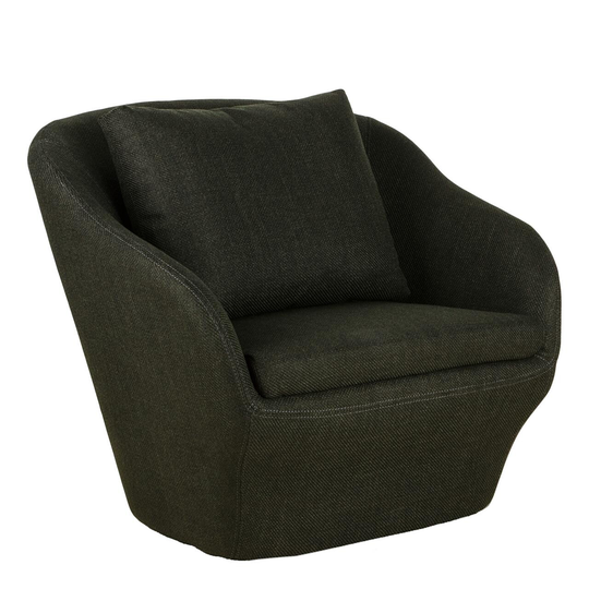 EMBRACE Wide loungestol (MØRK GRØN, ONESIZE)