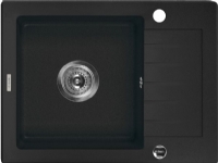 Deante 1-bowl Zorba sink with short drainer 44 x 58cm graphite (ZQZ 211A)
