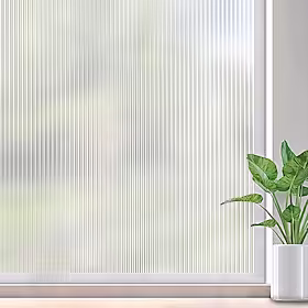100x45cm pvc frostet statisk klamre enkel stil glasfilm vindue privat klistermærke hjemme badeværelse dekoration / vindue film / vindue klistermærke / dør klis