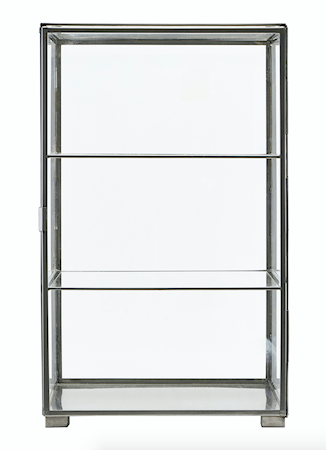 Kabinet 56,6x35x35 cm - Glas/stål