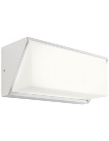 SPECTRA Væglampe i aluminium B25 cm 1 x 17W SMD LED - Mat hvid