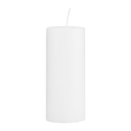 Candle, White, 6x15 cm, Burning time 45 hours