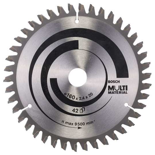 Bosch Rundsavsklinge. Multi 160x2,4x/20/16mm 42 Tdr - 2608640503