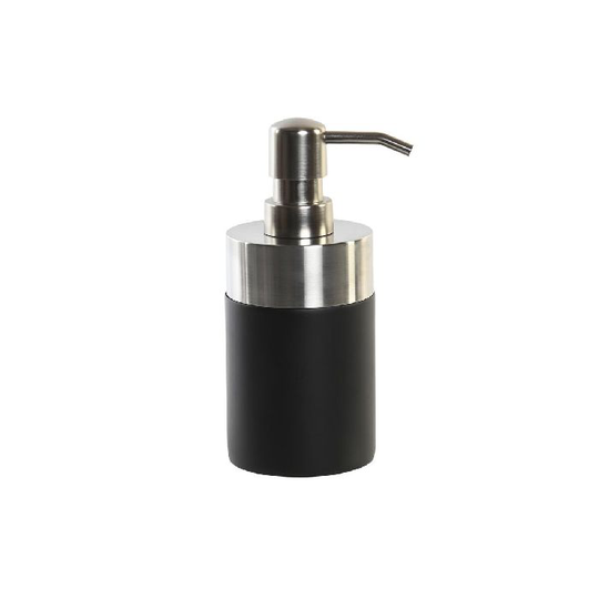 Sæbedispenser DKD Home Decor Rustfrit stål Harpiks (7 x 7 x 17 cm)