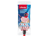 Vileda VI158455, Laminat, Træ, Tør&våd, Rød, Hvid, 125 cm