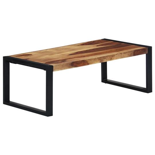 vidaXL sofabord 110 x 60 x 40 cm massivt sheeshamtræ