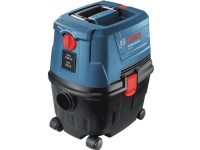 Bosch GAS 15, 1100 W, Tromle vakuum, Tør&våd, Kombi, 15 L, Sort, Blå