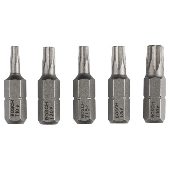 Bosch Bits T10/15/20/25/30 25mm 5 Stk - 2607001768