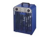 Varmeblæser 9kw - Varmeblæser med regulerbar termostat. 4-trinsomskifter 400V
