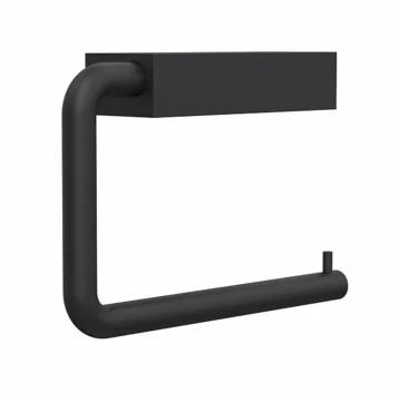 Frost Quadra Toiletpapirholder, Sort