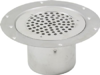 Blücher 110 mm afløbsskål til vinyl, uden studs, lodret