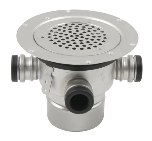 Blücher Gulvafløb t/Vinyl 110 mm m/3 sideindløb