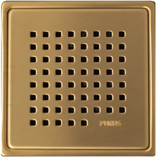Purus Chess rist og ramme, messing