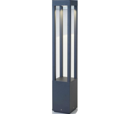 Agra havelampe H65 cm 1 x COB LED 10W - Mørkegrå