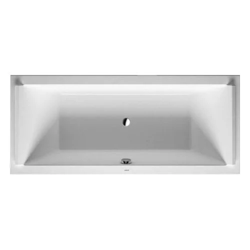 Duravit Starck badekar m/2 ryglæn, 180x80 cm, hvid