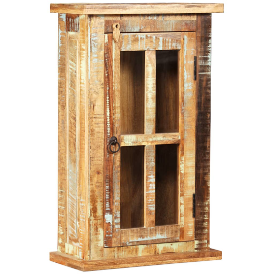 vidaXL vægskab 44x21x72 cm massivt genbrugstræ