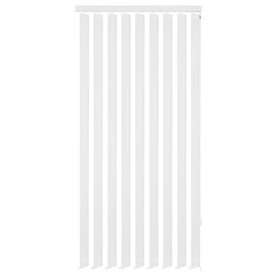 vidaXL lamelgardiner hvidt stof 120x250 cm