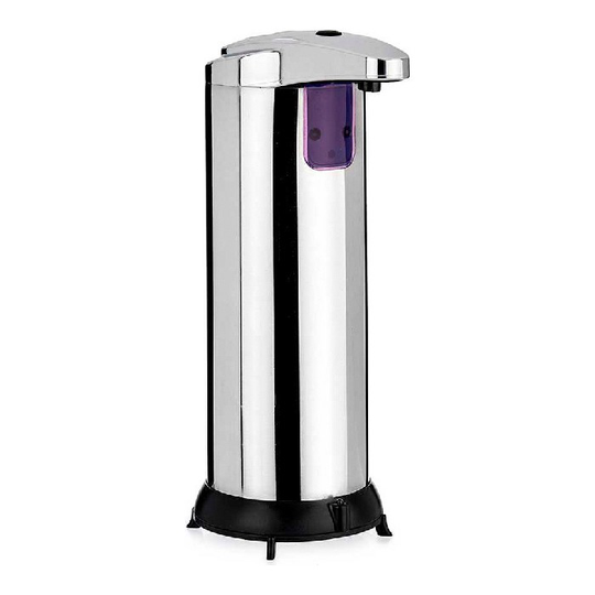 Automatisk sæbedispenser med sensor Rustfrit stål ABS Sølvfarvet (220 ml)